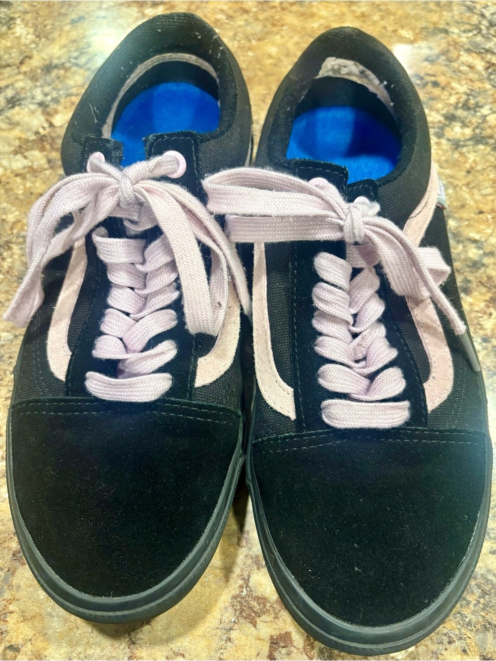 Vans Black BMX Matthias Dandois Sneakers with Light Pink Accents